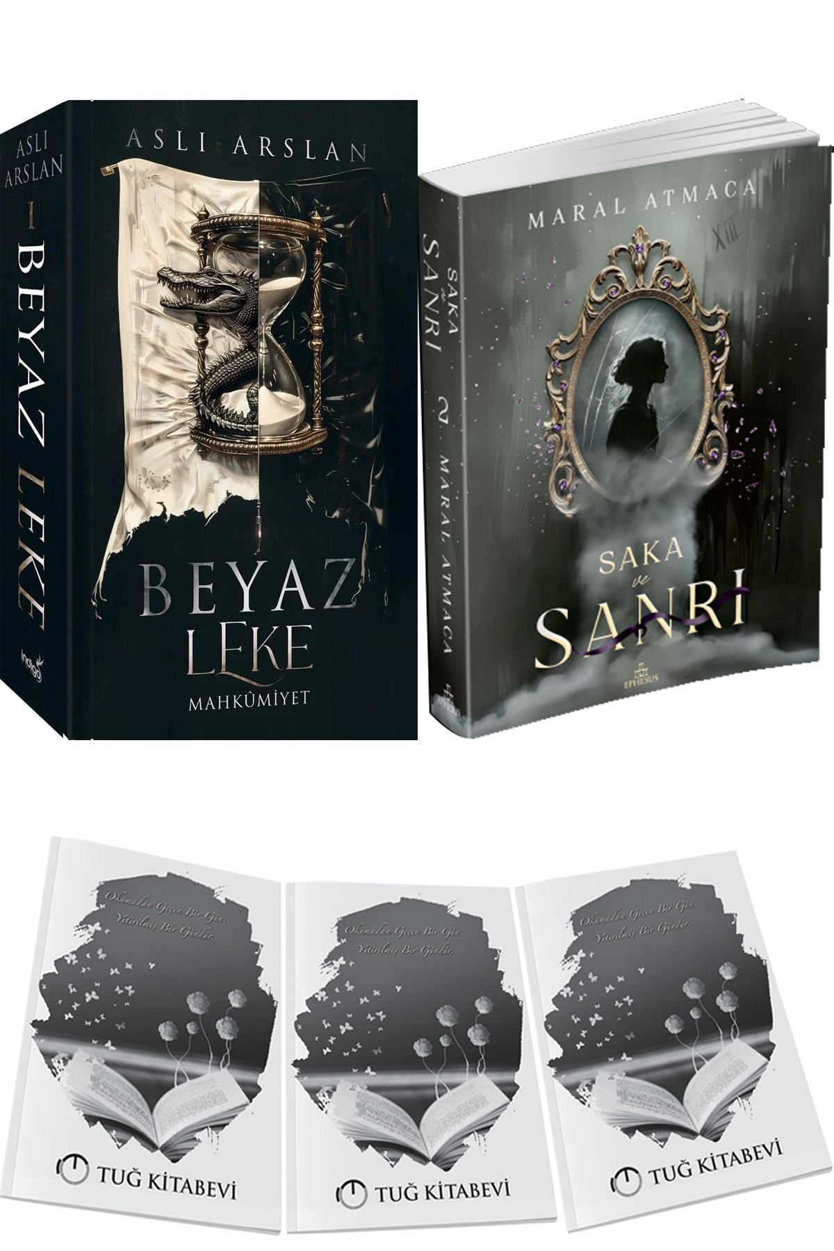 İndigo Kitap Beyaz Leke Mahkumiyet Aslı Arslan ve Saka ve Sanrı 2 + Hediyeli