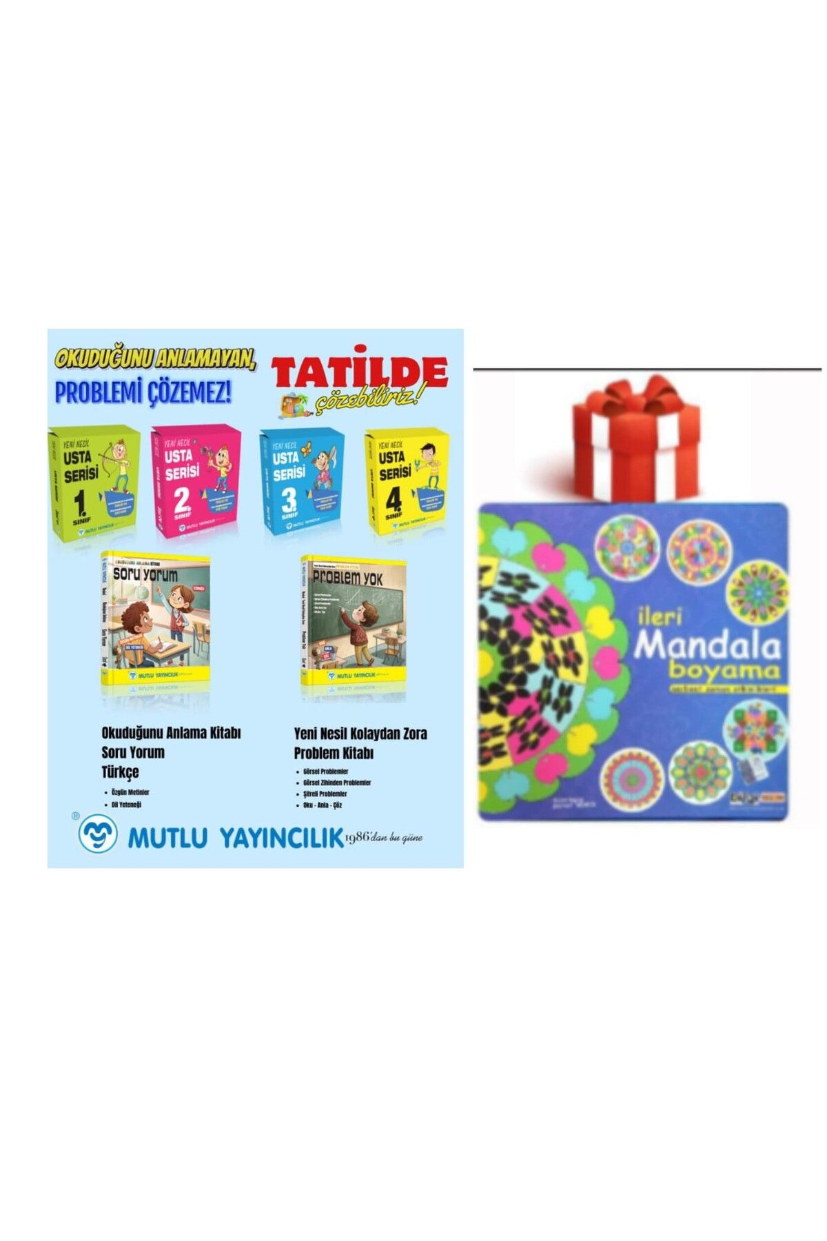 Mutlu Yayıncılık MUTLU YAYINCILIK 1.2.3. 4.SINIF USTA SERİSİ TOPLAM 4 ADET SET
