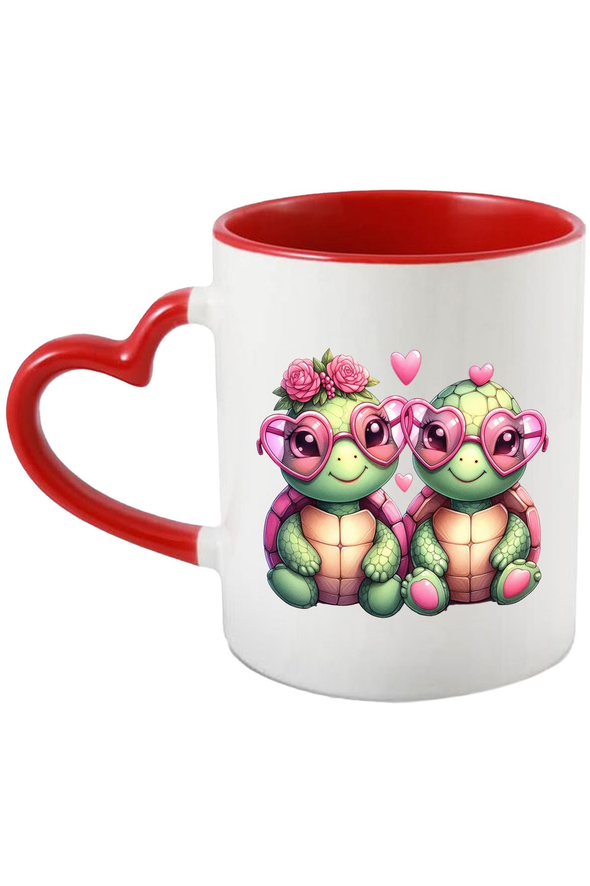 StoryGift Romania Cana Cu Un Ingeras Cu Mesajul "my 1st Valentine's Day", Valentine's Day, Ilustra, Cu Maner Inim Stg - One Size