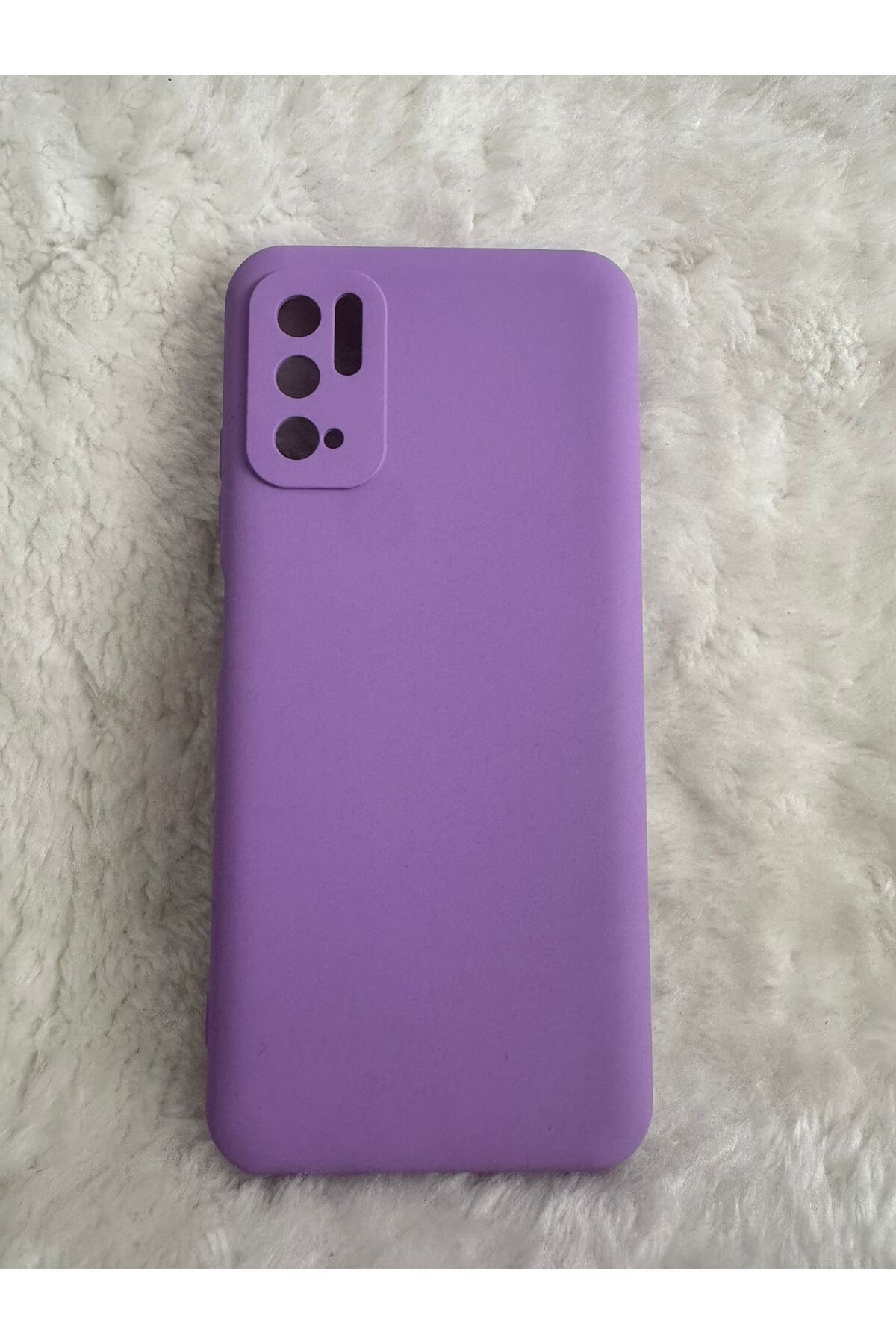 QEM Redmi Note 10 5G / M3 Pro ile Uyumlu Yumuşak Dokulu Lansman Telefon Kılıfı