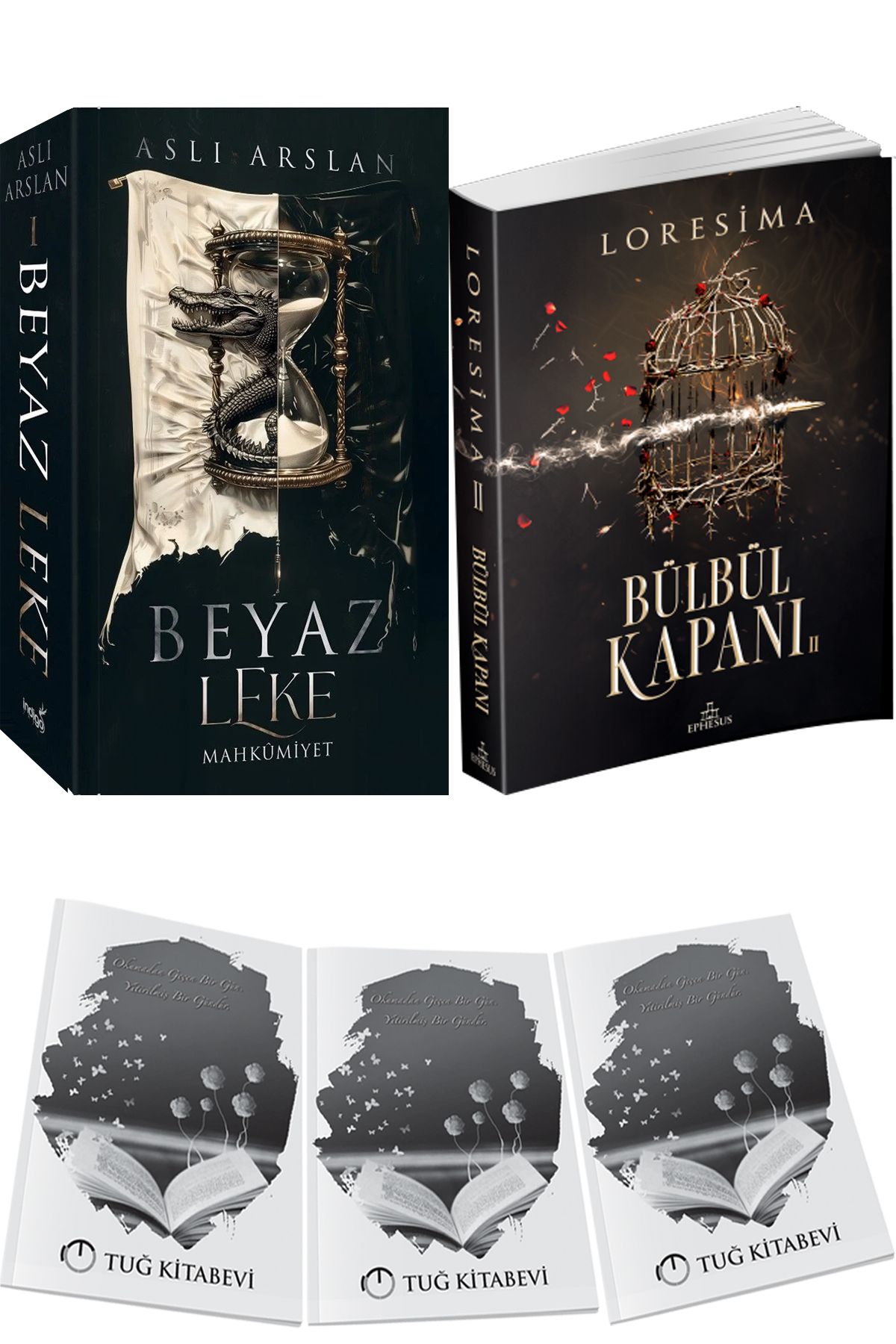 İndigo Kitap Beyaz Leke Mahkumiyet Aslı Arslan ve Bülbül Kapanı 2 + Hediyeli