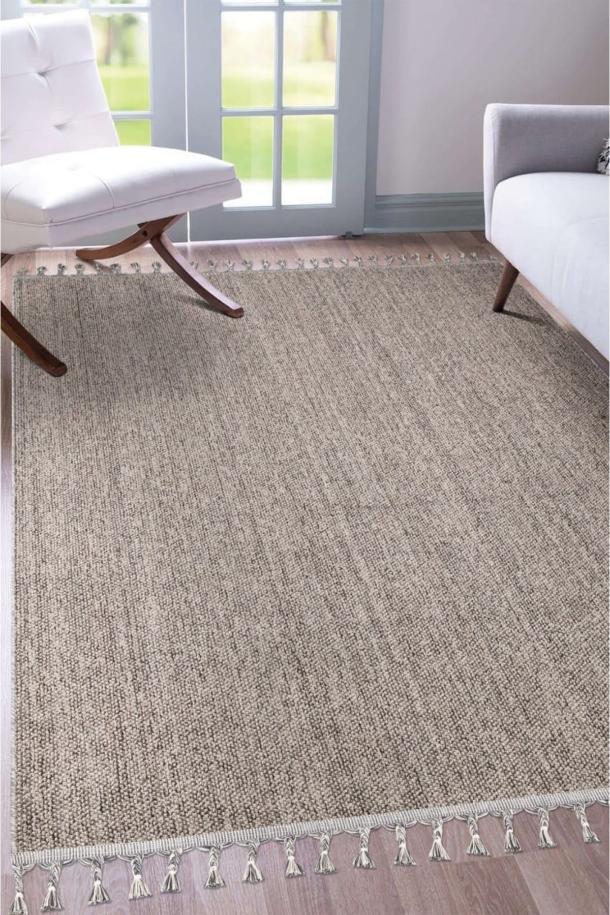 Elfin Seroni,Modern Dokuma Soft Tuşeli Sisal Loop Masaj Mekan Salon Oda Halısı