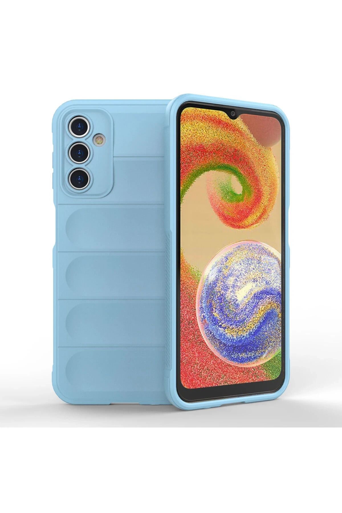NewFace Samsung Galaxy A14 4G Kılıf Optimum Silikon - Sky Blue NRMSA