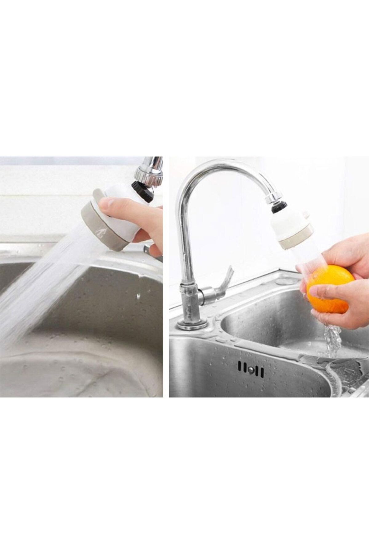 MACVI-Macvi® Universal Faucet Head, for Sink, 3 Spray Modes, 360° Rotation, Easy to Install 3