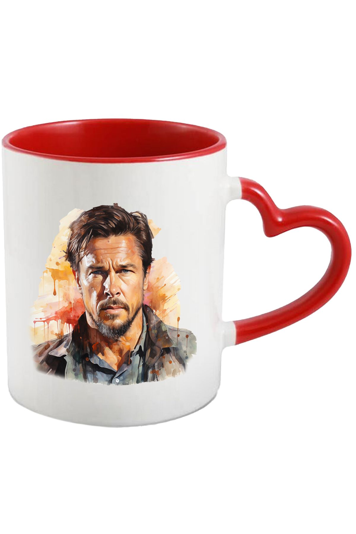 StoryGift Romania Cana Cu Mark Wahlberg, Actor, Celebritate, Artist, Multicolor 330 Ml, Ceramica C, Cu Maner Inim Stg - One Size