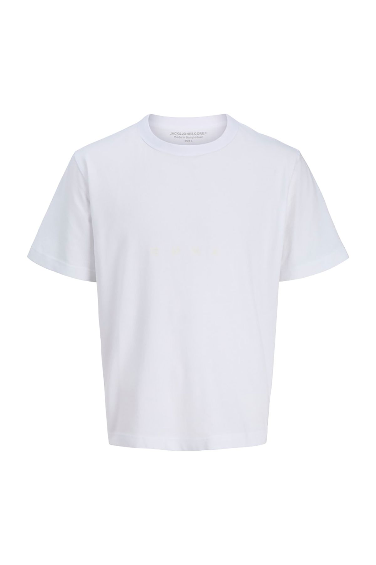 Jack & Jones Colido Branding Erkek Beyaz Tişört (12276640-BW)
