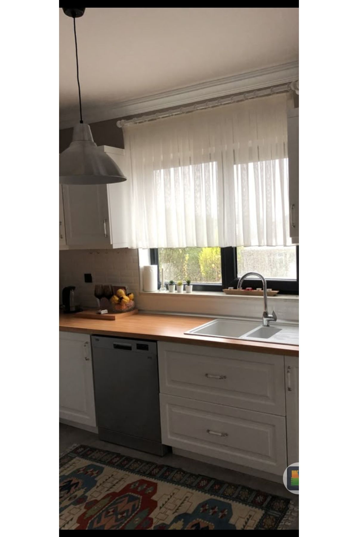 Store Aslan home düz tül perde