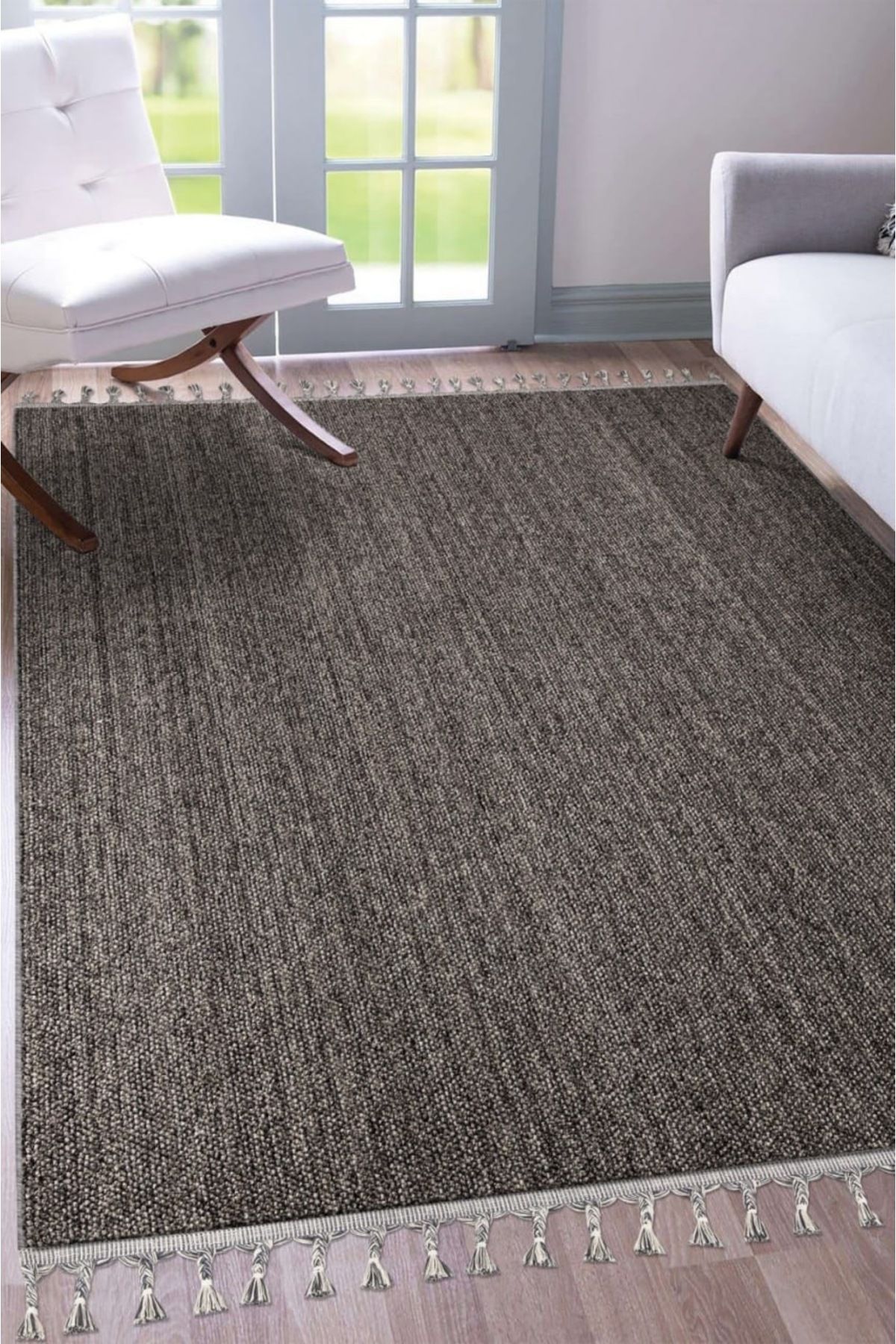 Elfin Seroni,Modern Dokuma Soft Tuşeli Sisal Loop Masaj Mekan Salon Oda Halısı