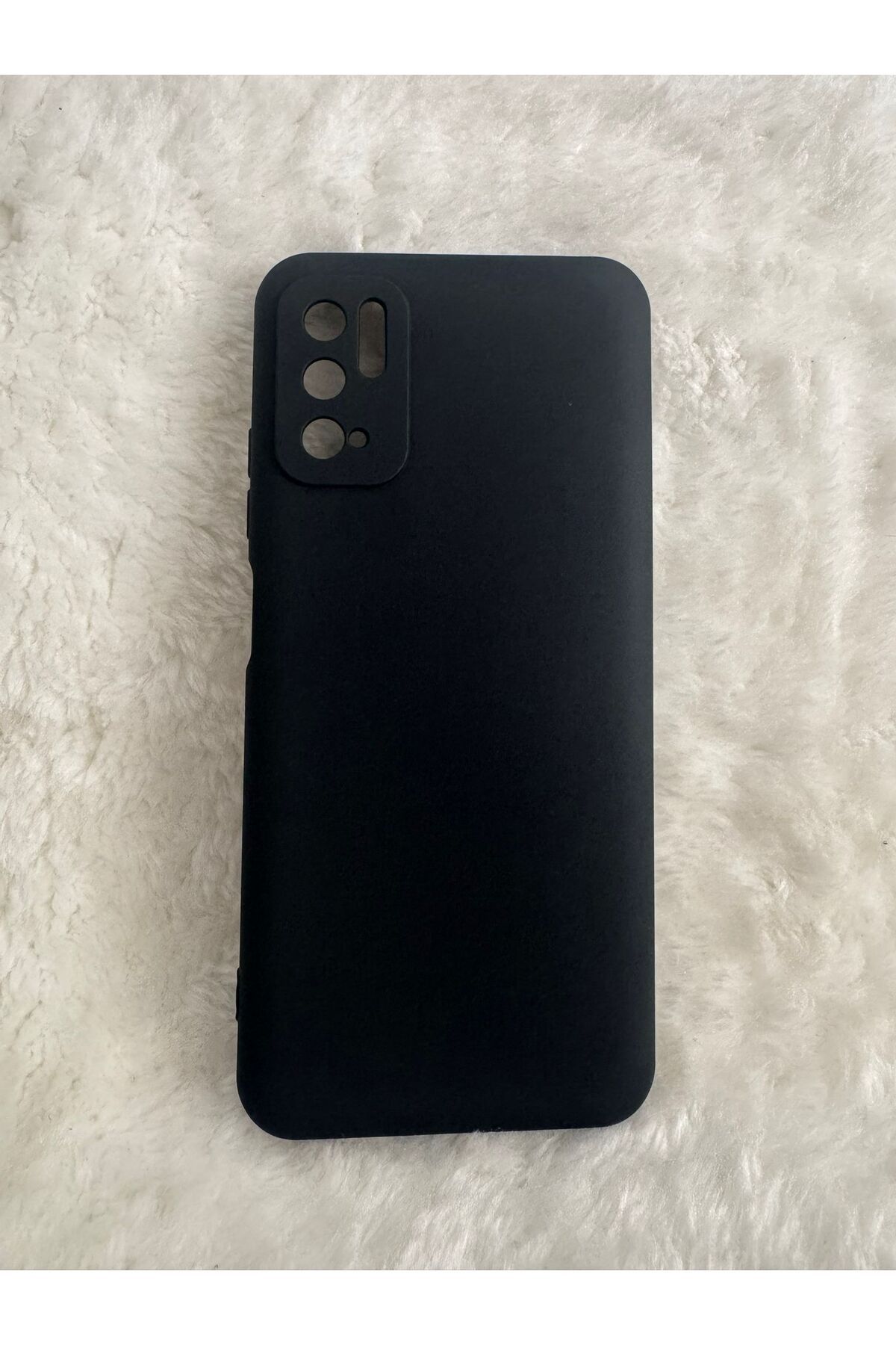QEM Redmi Note 10 5G / M3 Pro ile Uyumlu Yumuşak Dokulu Lansman Telefon Kılıfı