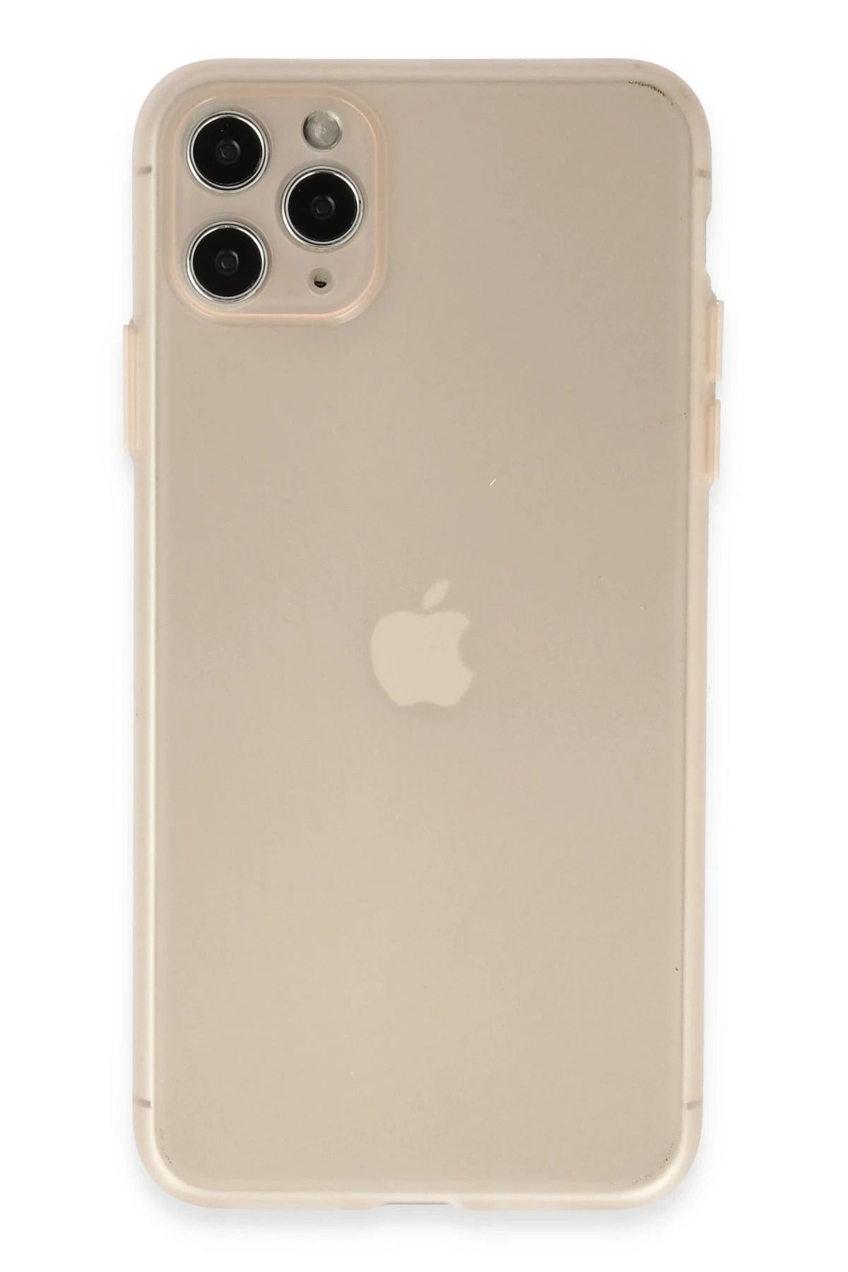 NewFace iPhone 11 Pro Kılıf Silikon - Gold FLKRY