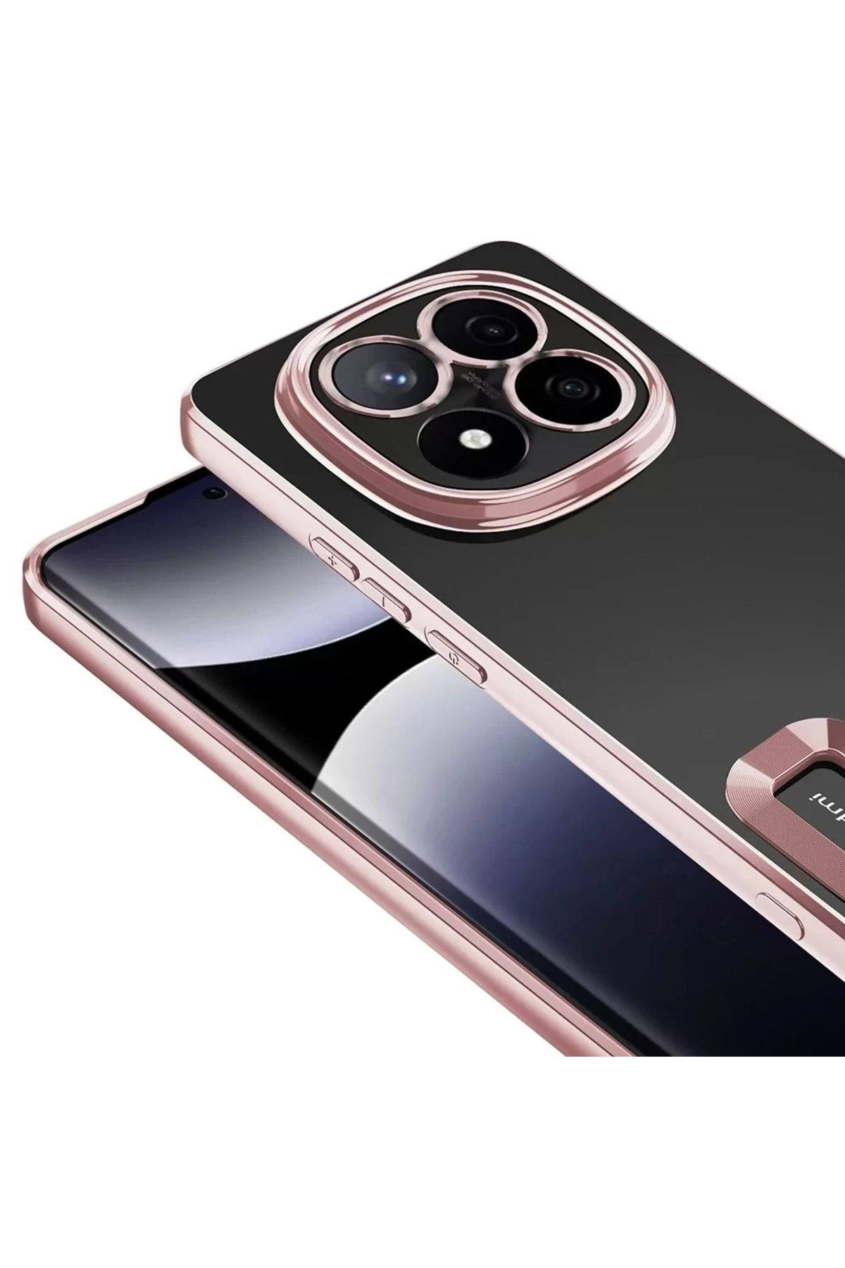 Lopard Xiaomi Redmi Note 14 Pro Plus Kılıf + Pet Ekran Koruyucu Set Kamera Lens Korumalı Şeffaf Parlak Kena