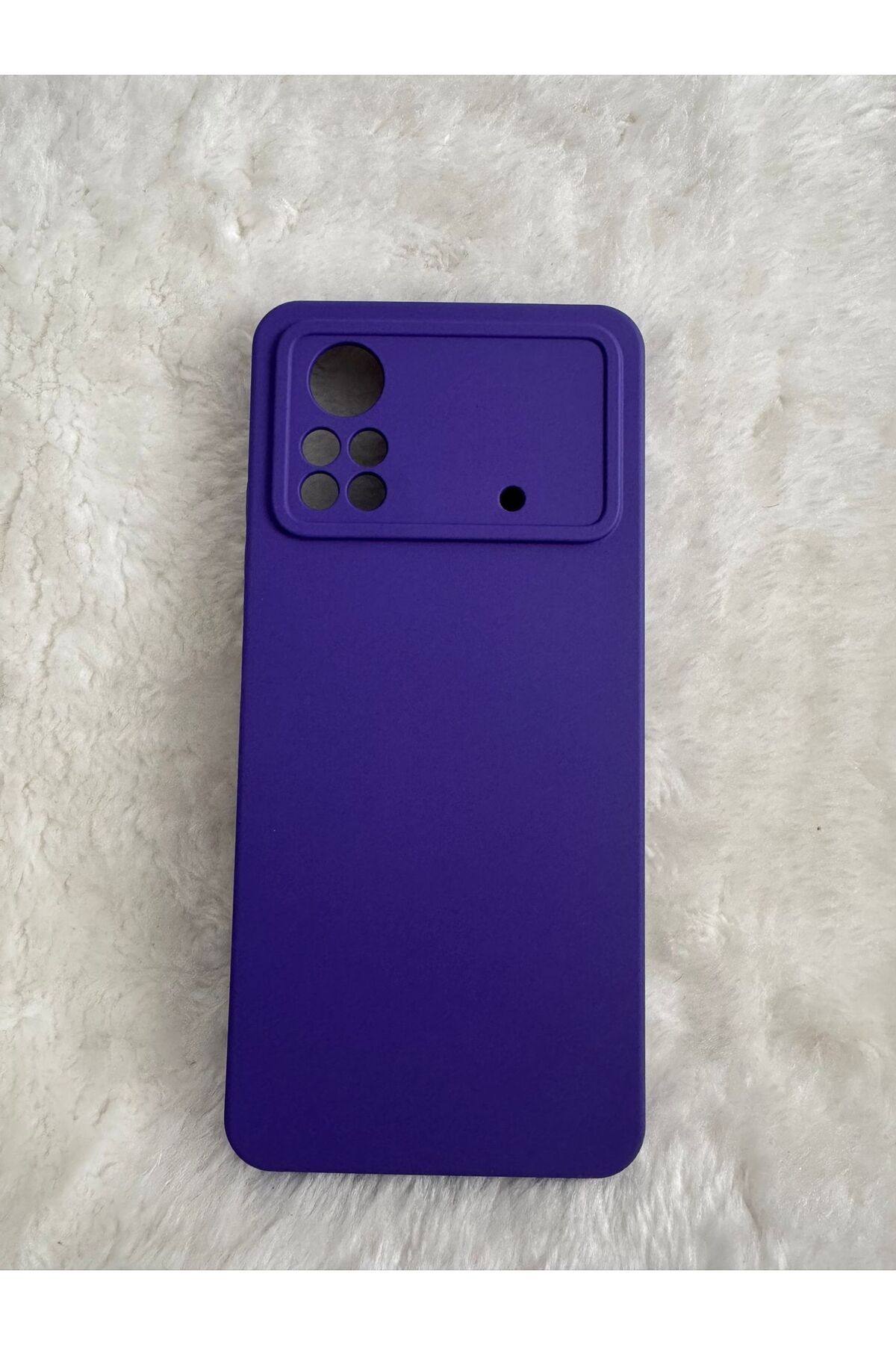 QEM POCO X4 PRO 5G ile Uyumlu Yumuşak Dokulu Lansman Telefon Kılıfı
