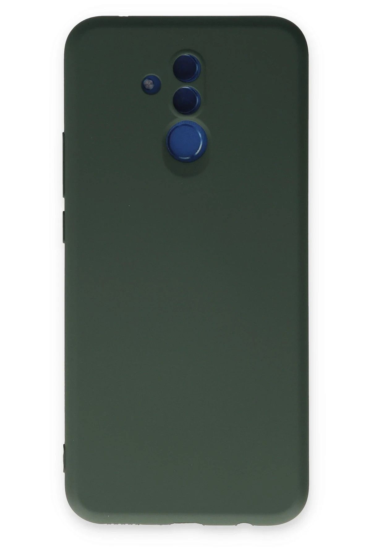 NewFace Huawei Mate 20 Lite Kılıf Nano içi Kadife Silikon - Koyu Yeşil JOJUA