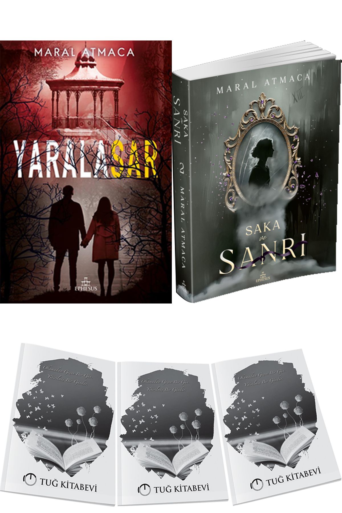 Ephesus Yayınları Yaralasar 4 Maral Atmaca ve Saka ve Sanrı 2 + Hediyeli