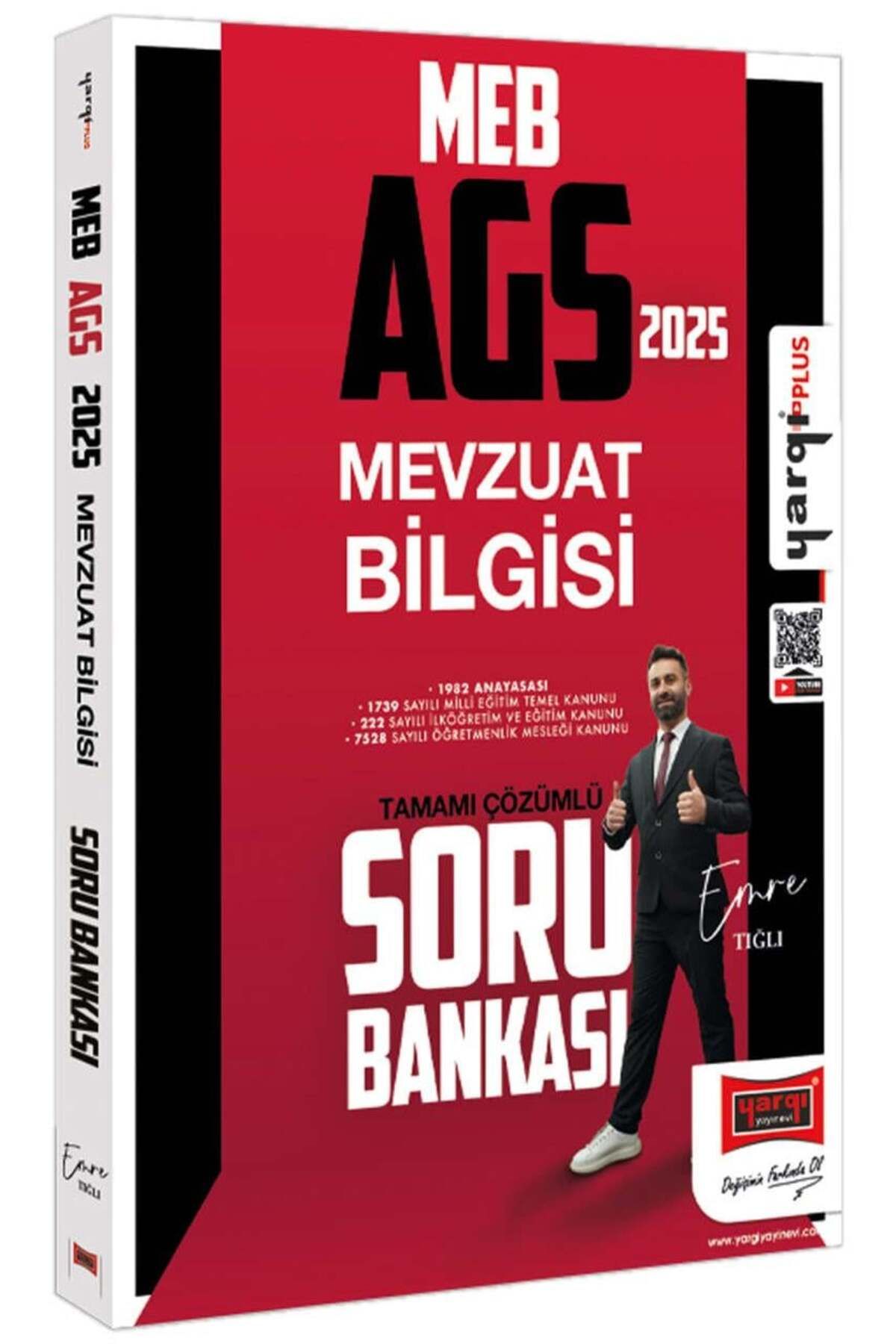 Yargı Yayınları Yargı 2025 MEB AGS Mevzuat Bilgisi Tamamı Çözümlü Soru Bankası