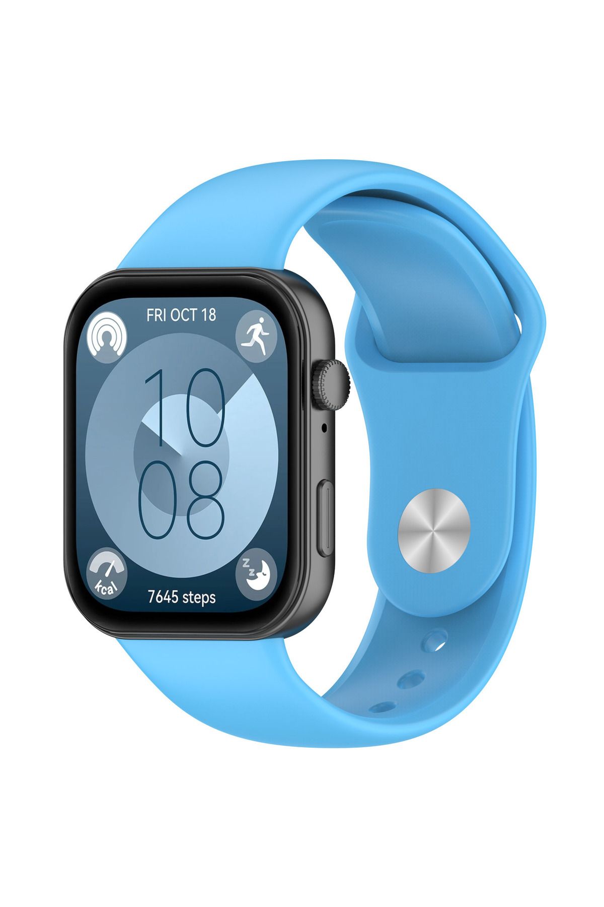 redmud teknoloji Huawei Watch Fit 3 İle Uyumlu Soft Spor Klasik Terletmeyen Silikon Kayış Kordon