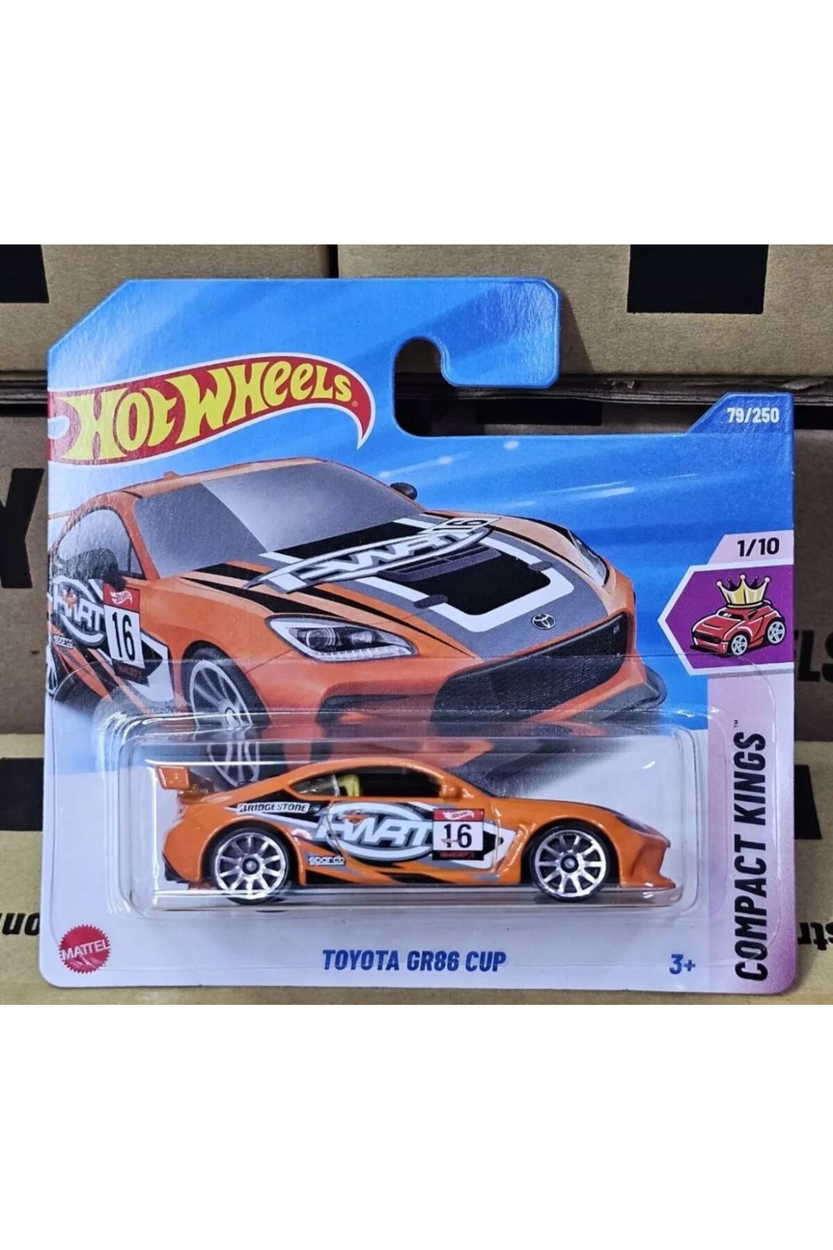 HOT WHEELS 1/64 Toyota GR86 Cup 2025 Serisi Yarış Aracı Oyuncak Araba Koleksiyon Modeli