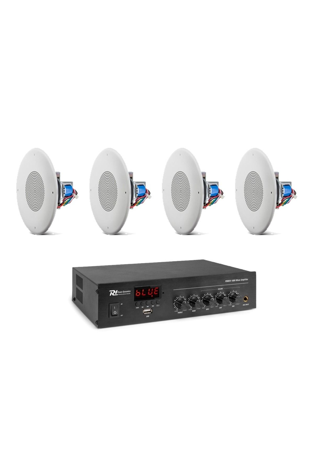 JBL-Sistem Ambiental 4 Boxe Tavan Css8004, Bluetooth, Usb, Fm 1