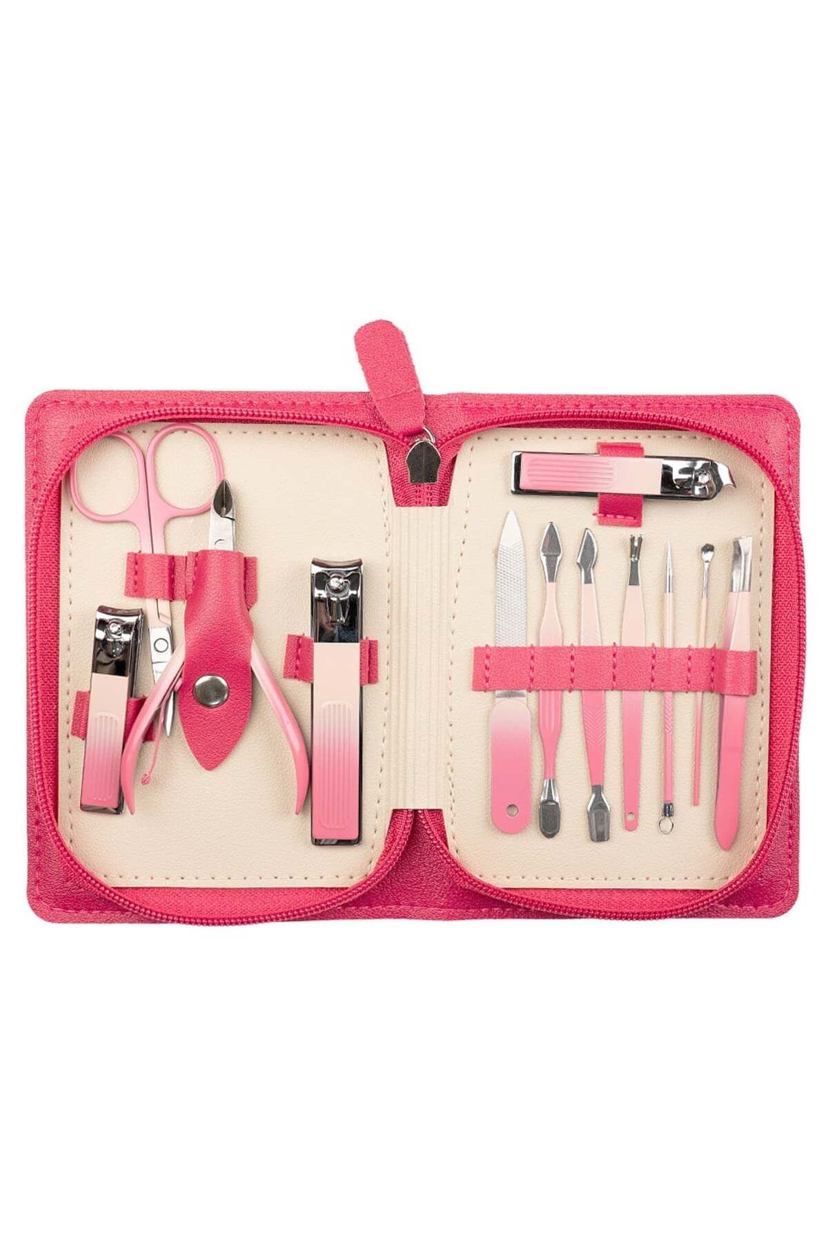 LUXORISE Set Manichiură Roz Sensopro Milano, 12 Piese - One Size