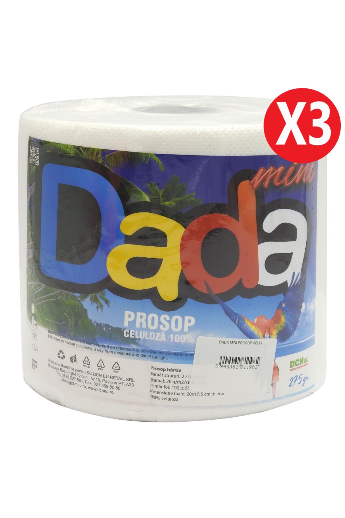 Dada X3 - Prosop Bucatarie 2str Mini - One Size