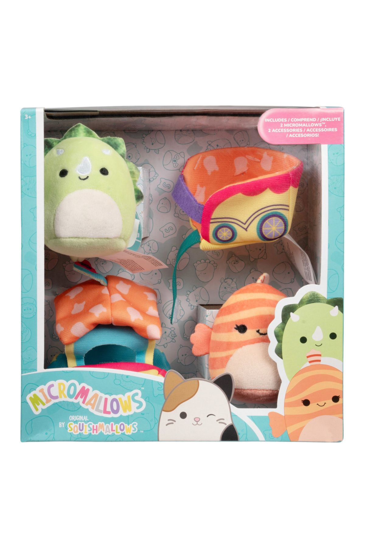 Squishmallows-Set 2 squishy Micromallows, Squishmallows, 6cm, Multicolor 5