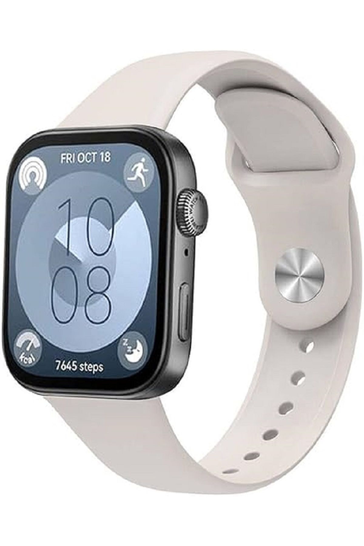 redmud teknoloji Huawei Watch Fit 3 İle Uyumlu Soft Spor Klasik Terletmeyen Silikon Kayış Kordon