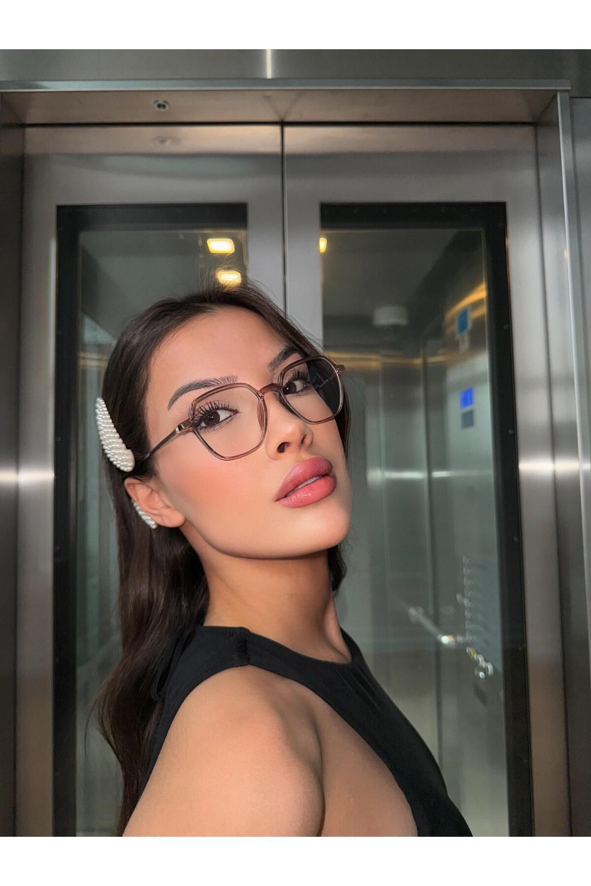 FALAN EYEWEAR Matlix Kadın Blue Block Gözlük Pembe