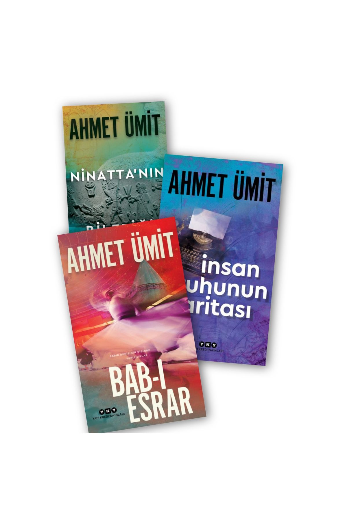 Yapı Kredi Yayınları Ninatta'nın Bileziği - İnsan Ruhunun Haritası - Bab-ı Esrar Ahmet Ümit 3 lü Set