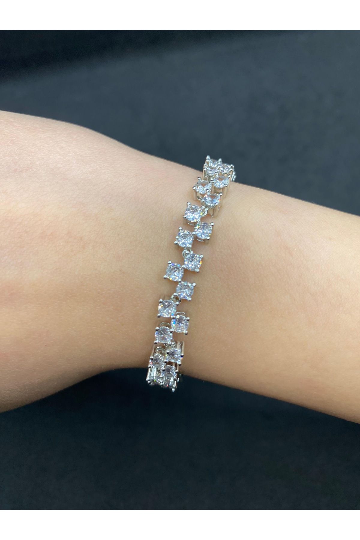 Jiji Jewelery 1. Sınıf A Kalite Döküm Su Yolu Paslanmaz Çelik Bileklik 17 cm
