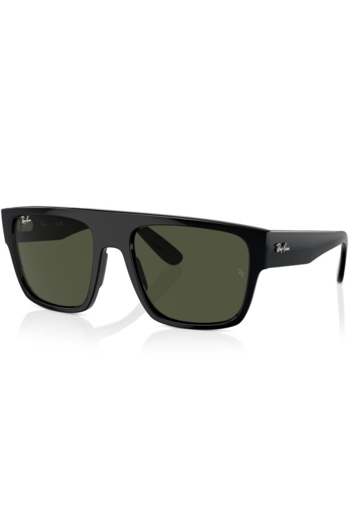Ray-Ban Ochelari De Soare Pentru Bărbați Rb0360s 901/31, Negri, Dreptunghiulari, 57 Mm Masculin - One Size
