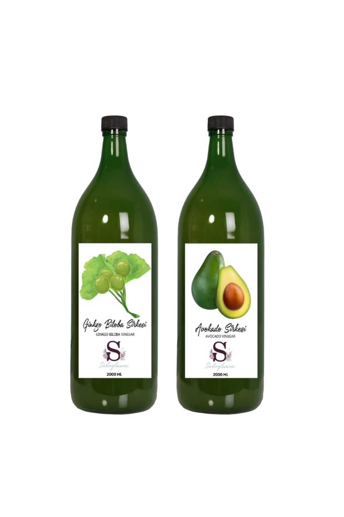 Süheylaana Doğal Ginkgo Biloba Sirkesi 2000 Ml - Doğal Avokado Sirkesi 2000 Ml