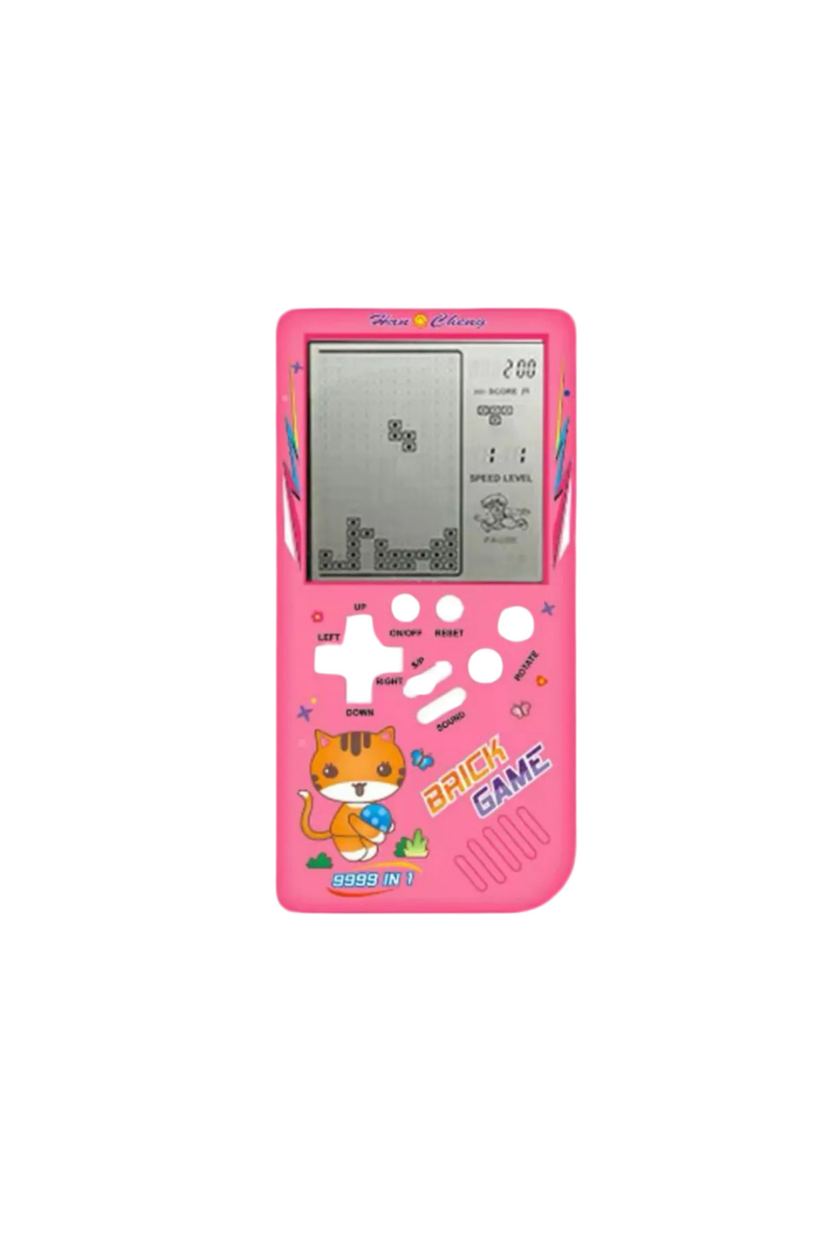 CROW'S TECH Nostalji El Atarisi Şarj Edilebilir Piili Vintage Renkli Oyun Sesli El Atarisi Mobil