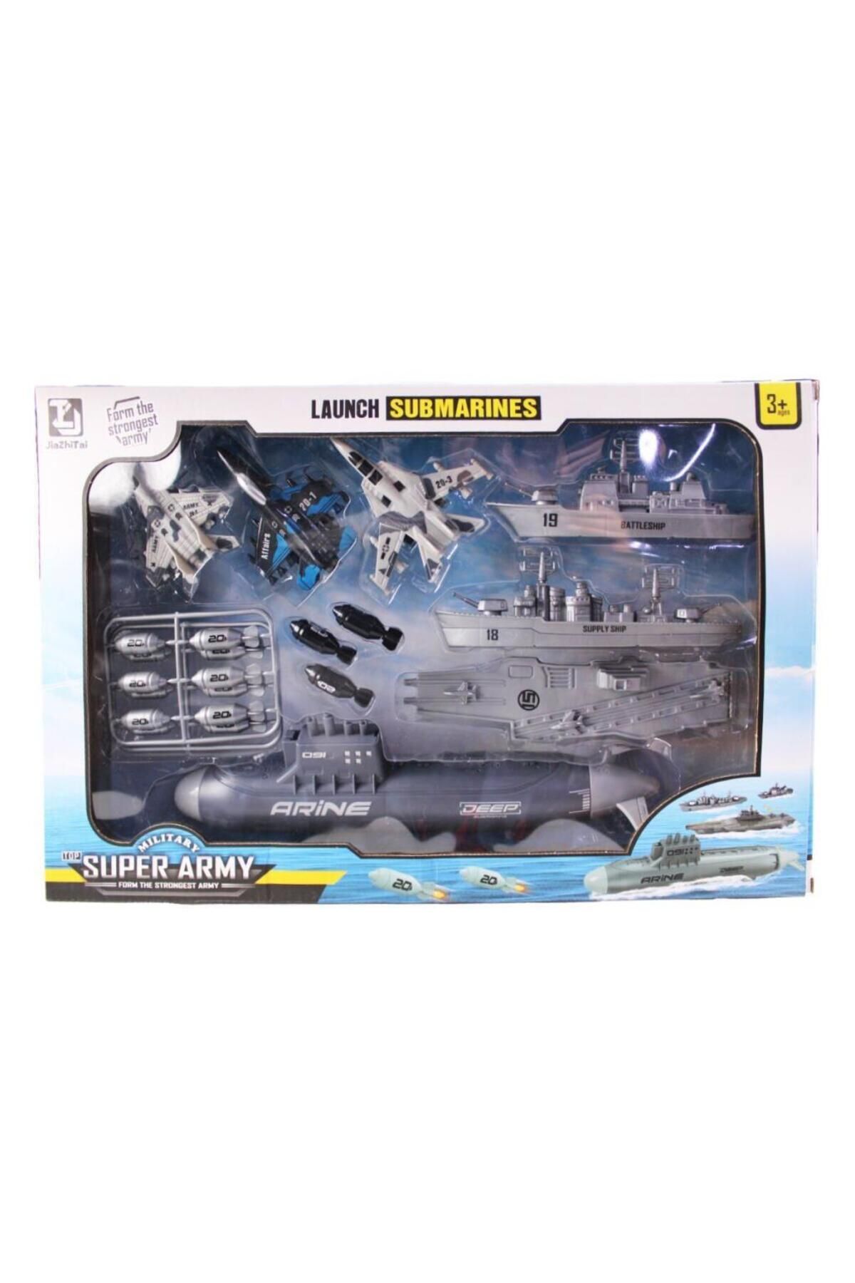 çankaya giyim uğur çankaya Nessiworld KZL-T074 Denizaltılı Savaş Oyun Seti -Kızılkaya Oyuncak