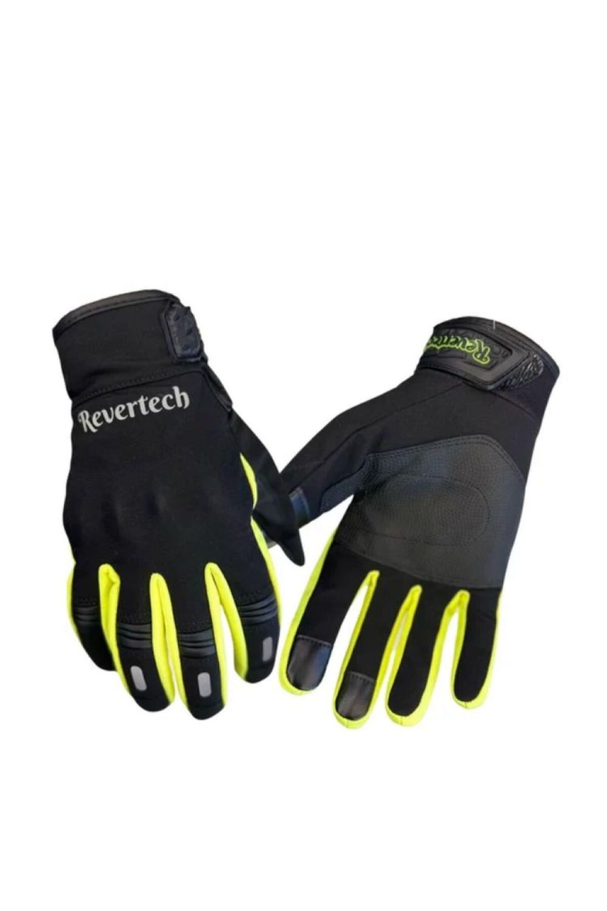 REVERTECH motosiklet eldiveni (sarı-siyah)