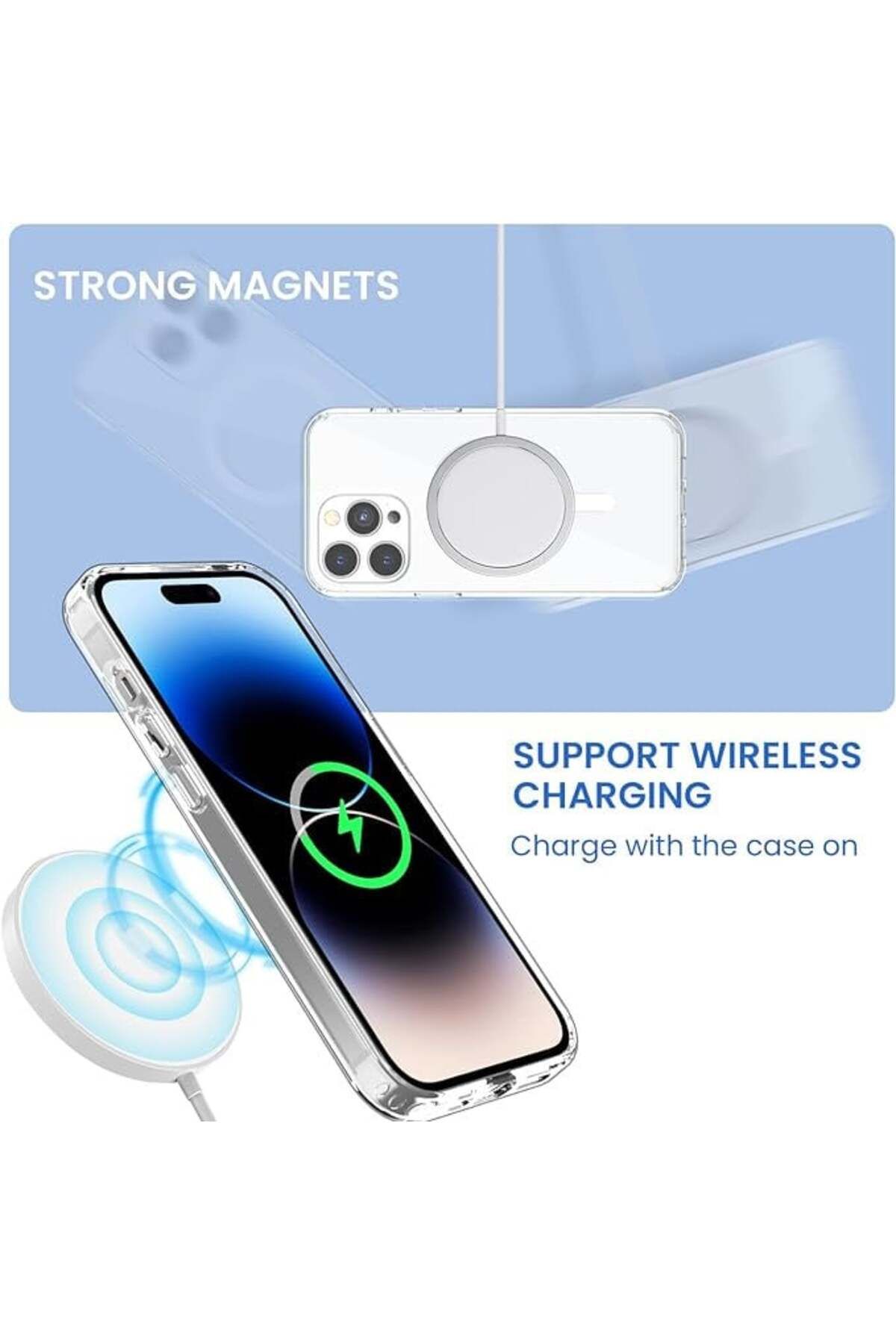 leChivee-Carcasă LeChivée pentru iPhone 14 Pro Max, TPU, transparentă, 6,7 inci 4