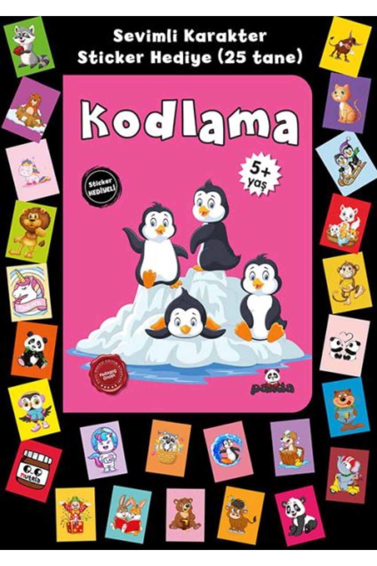 Beyaz Panda Yayınları Stickerlı 5+ Yaş Kodlama