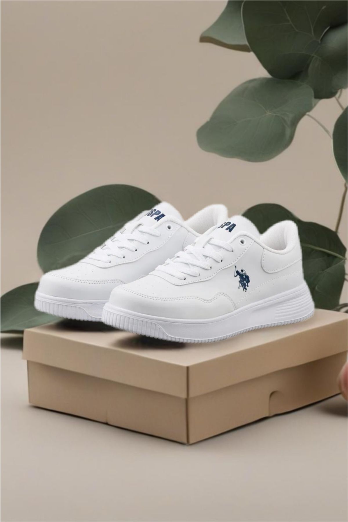 U.S. Polo Assn. KADIN BEYAZ SNEAKER CASUAL YENİ SEZON AYAKKABI