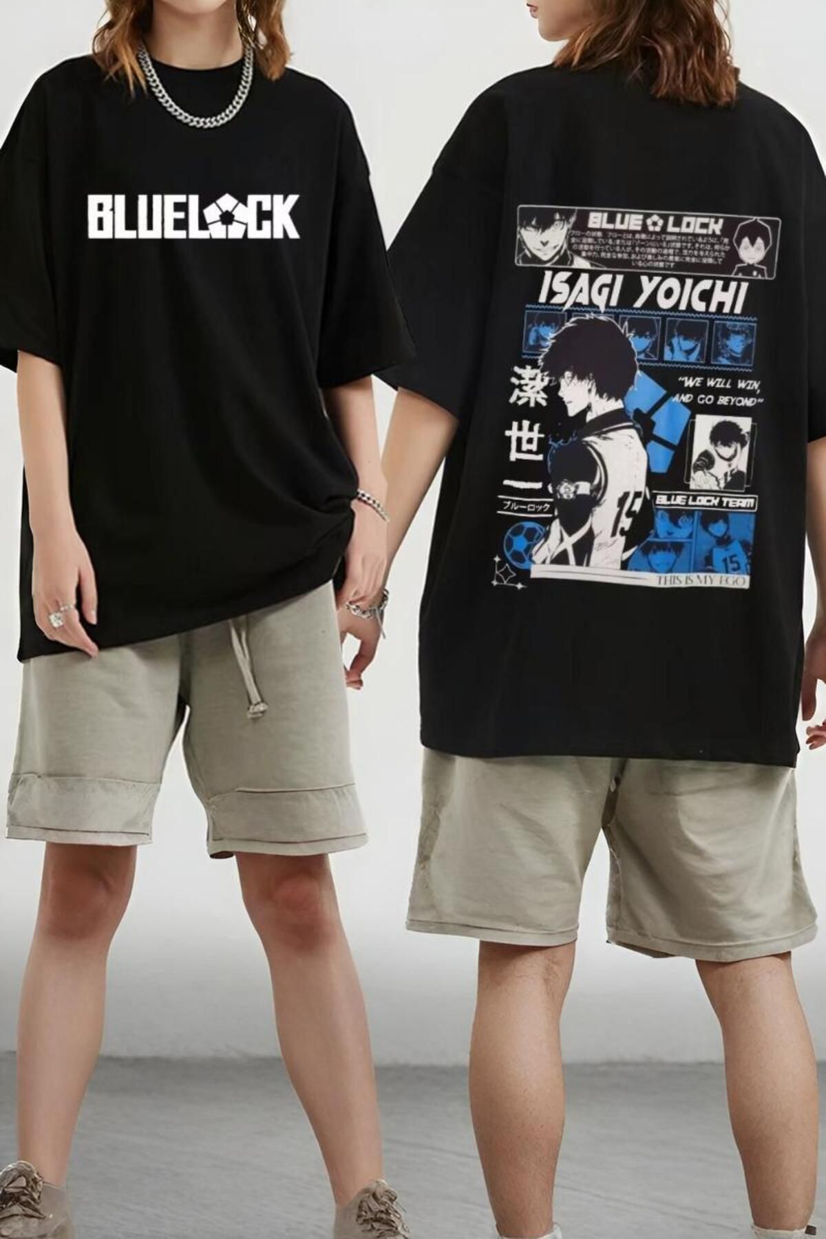 Karakedi Anime Blue Lock Isagı Yoıchı Unisex Tshirt