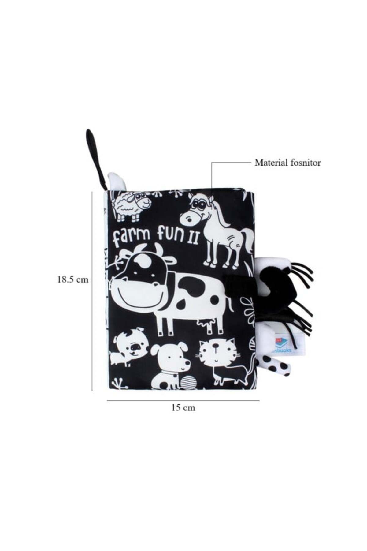 Empria-Contrast Sensory Book for Babies Exploring Contrasts, Various Models 3