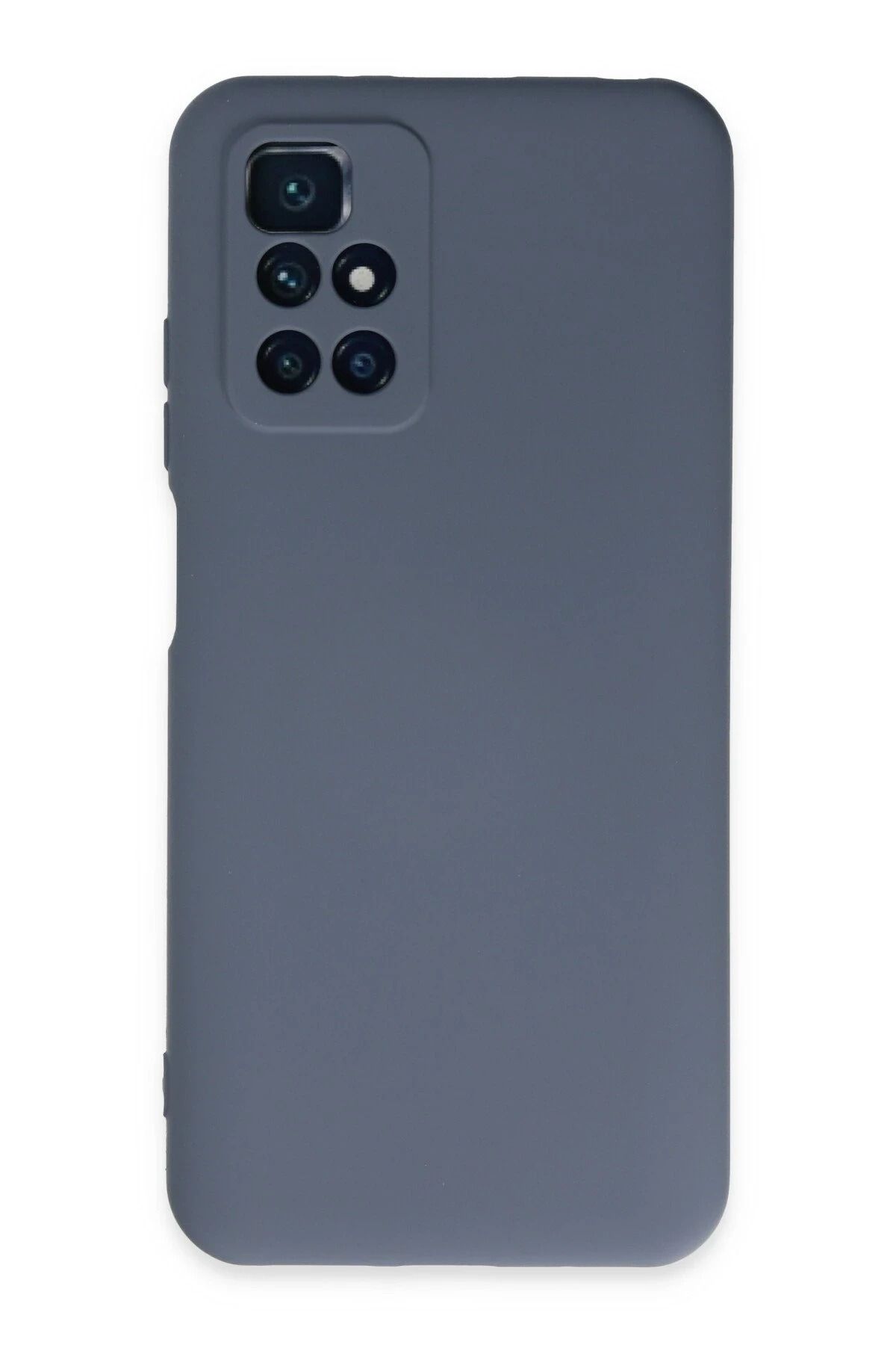 NewFace Xiaomi Redmi 10 2022 Kılıf Nano içi Kadife Silikon  uyumlu - Gri FERRG