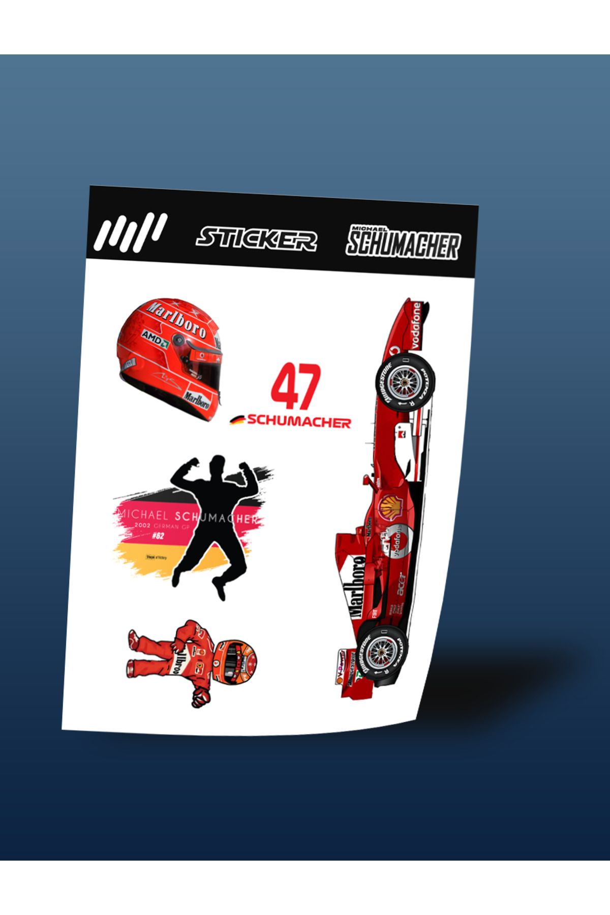FNBX Michael Schumacher Stıcker