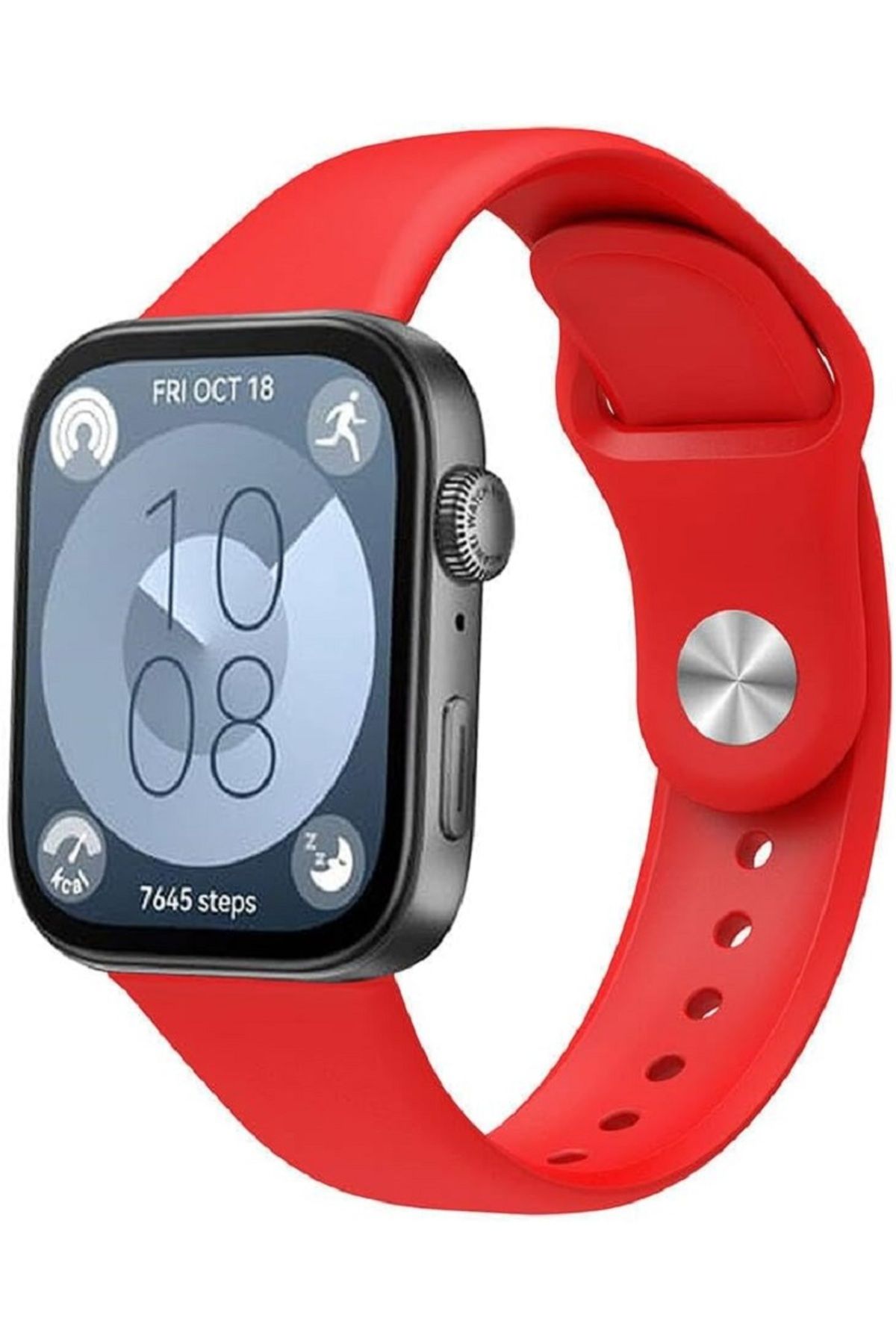 redmud teknoloji Huawei Watch Fit 3 İle Uyumlu Soft Spor Klasik Terletmeyen Silikon Kayış Kordon