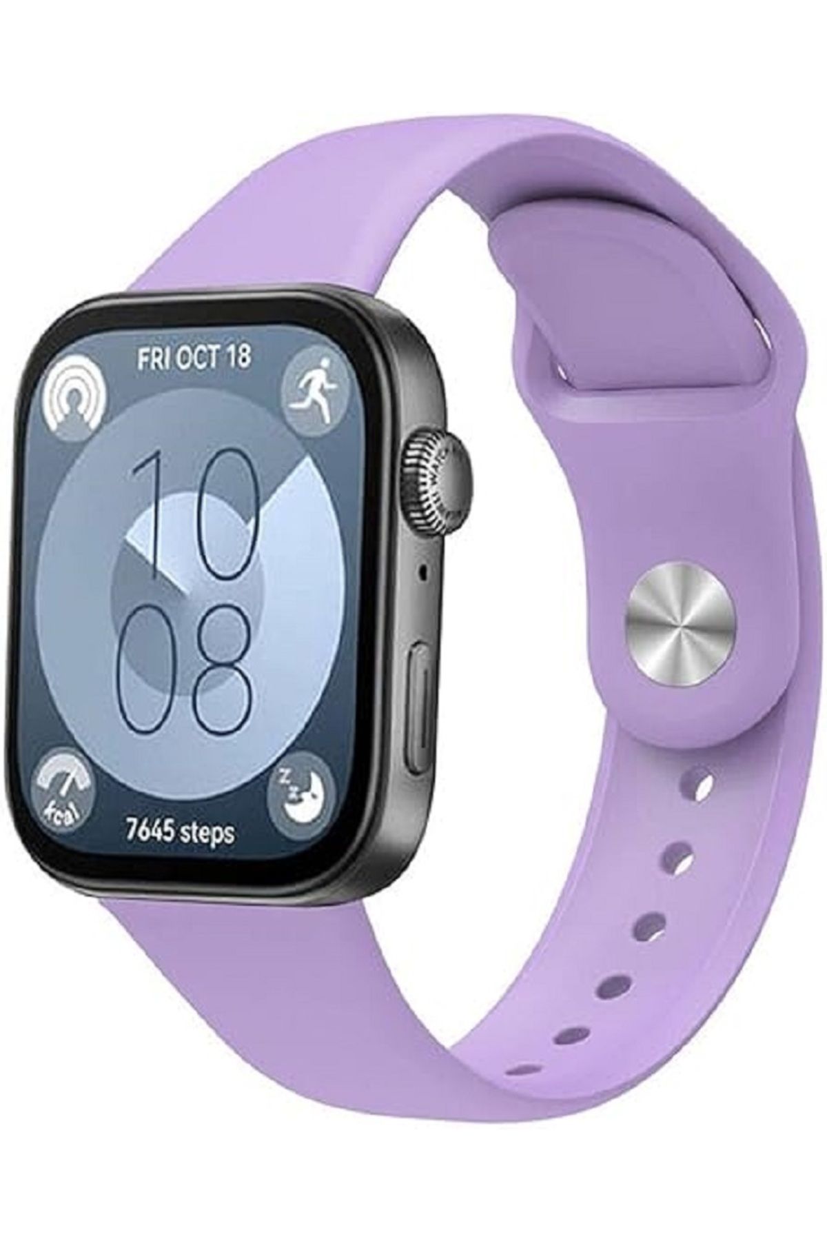 redmud teknoloji Huawei Watch Fit 3 İle Uyumlu Soft Spor Klasik Terletmeyen Silikon Kayış Kordon