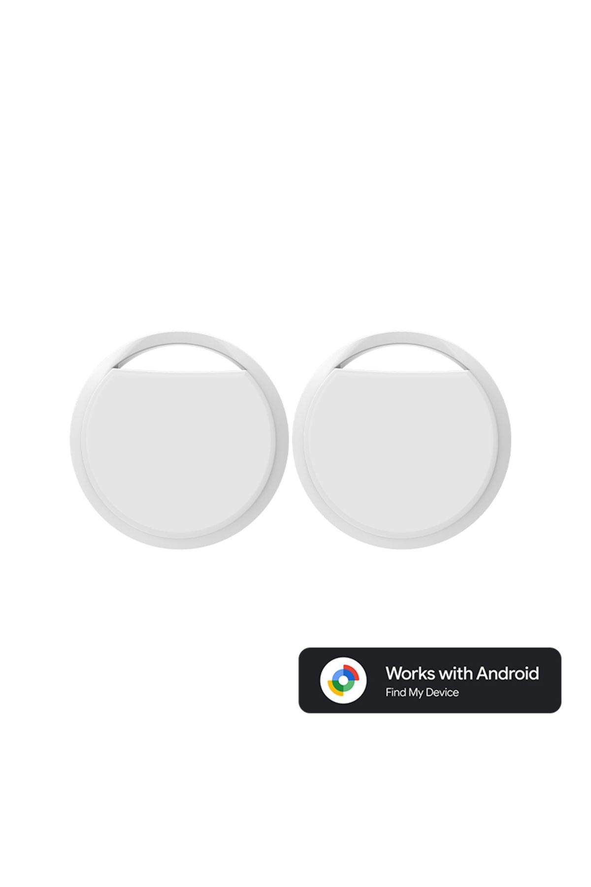 Choice-2pcs-white 1/2/ 4pcs Bluetooth Gps Tracker Work With Android Google Find My App Key Finder Pet Locat 1
