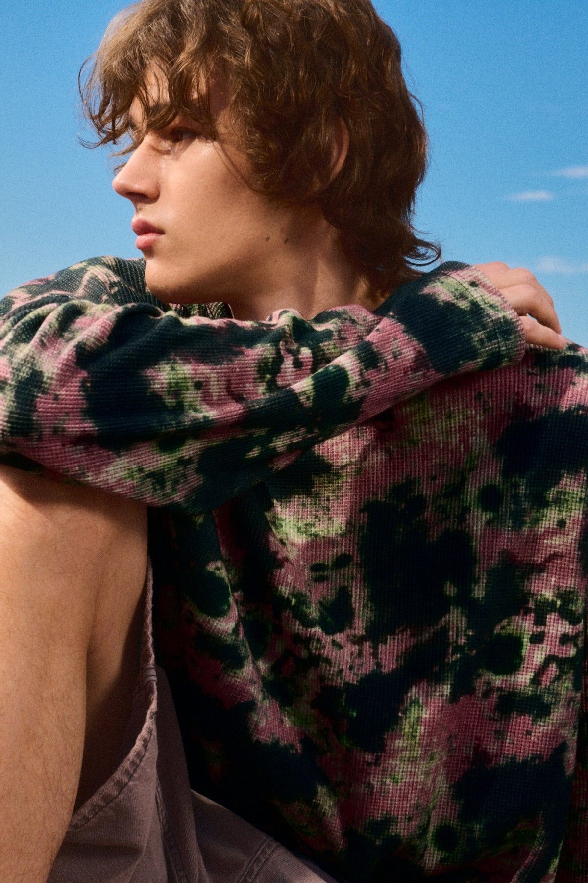 Pull & Bear Batik desenli STWD t-shirt