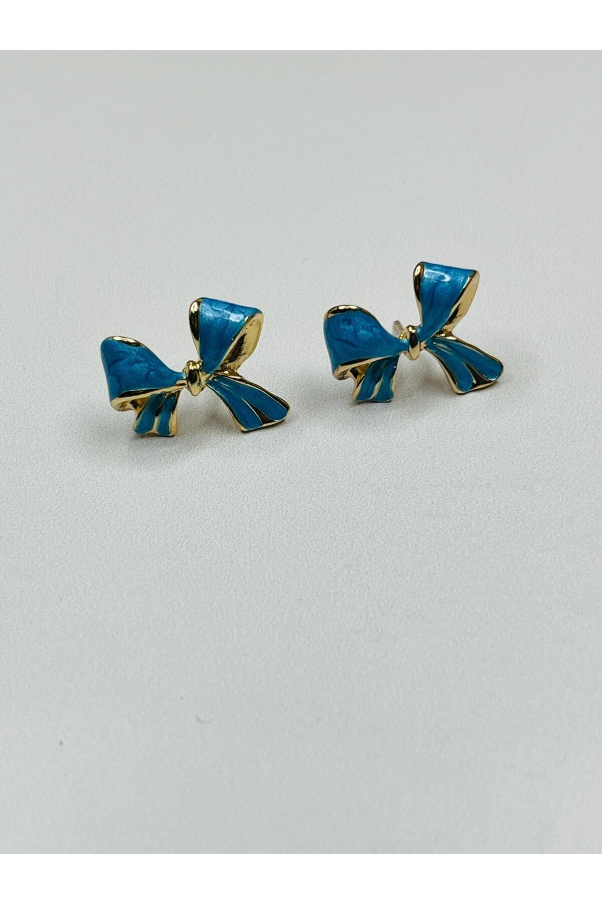 ASİN ACCESSORİES Mineli Fiyonk Küpe - VİP Küpe