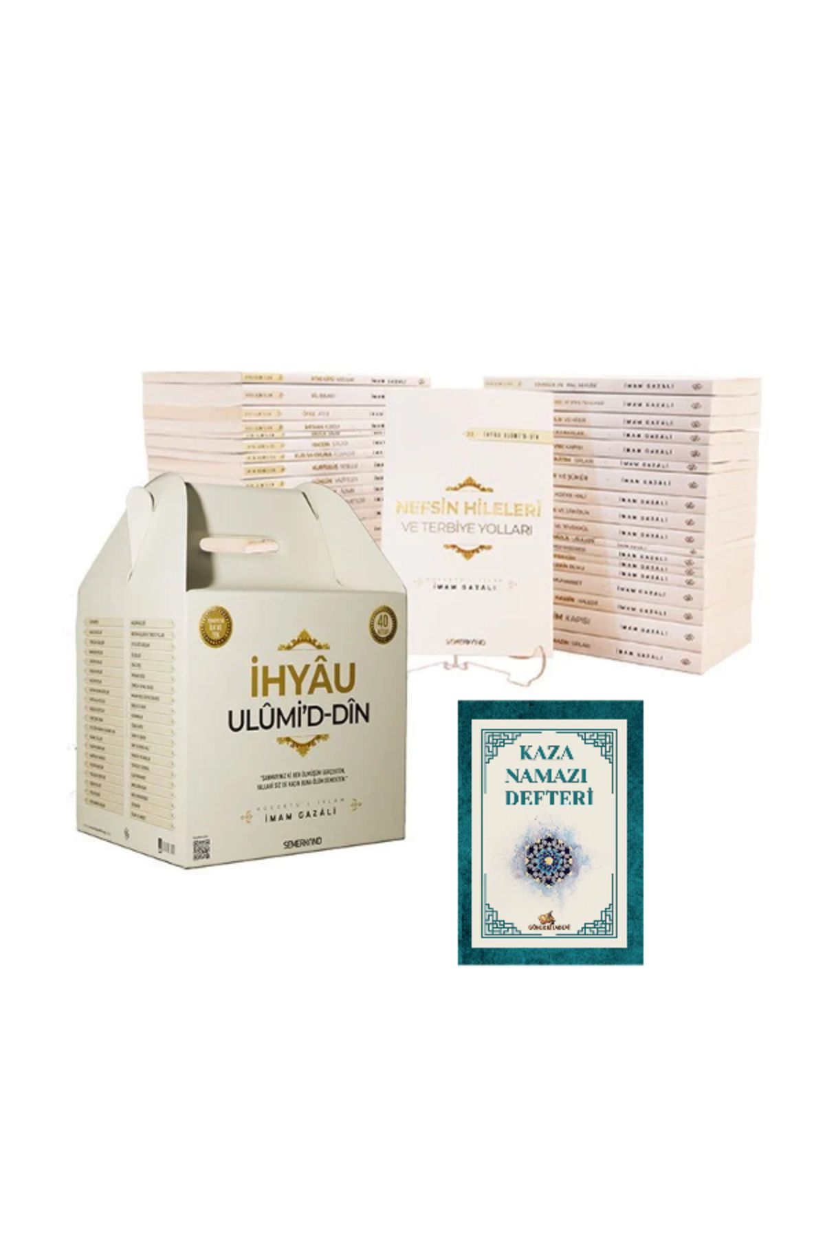 Semerkand Yayınları İhyau Ulumiddin 40 Kitap Set & kaza namazı hediyeli