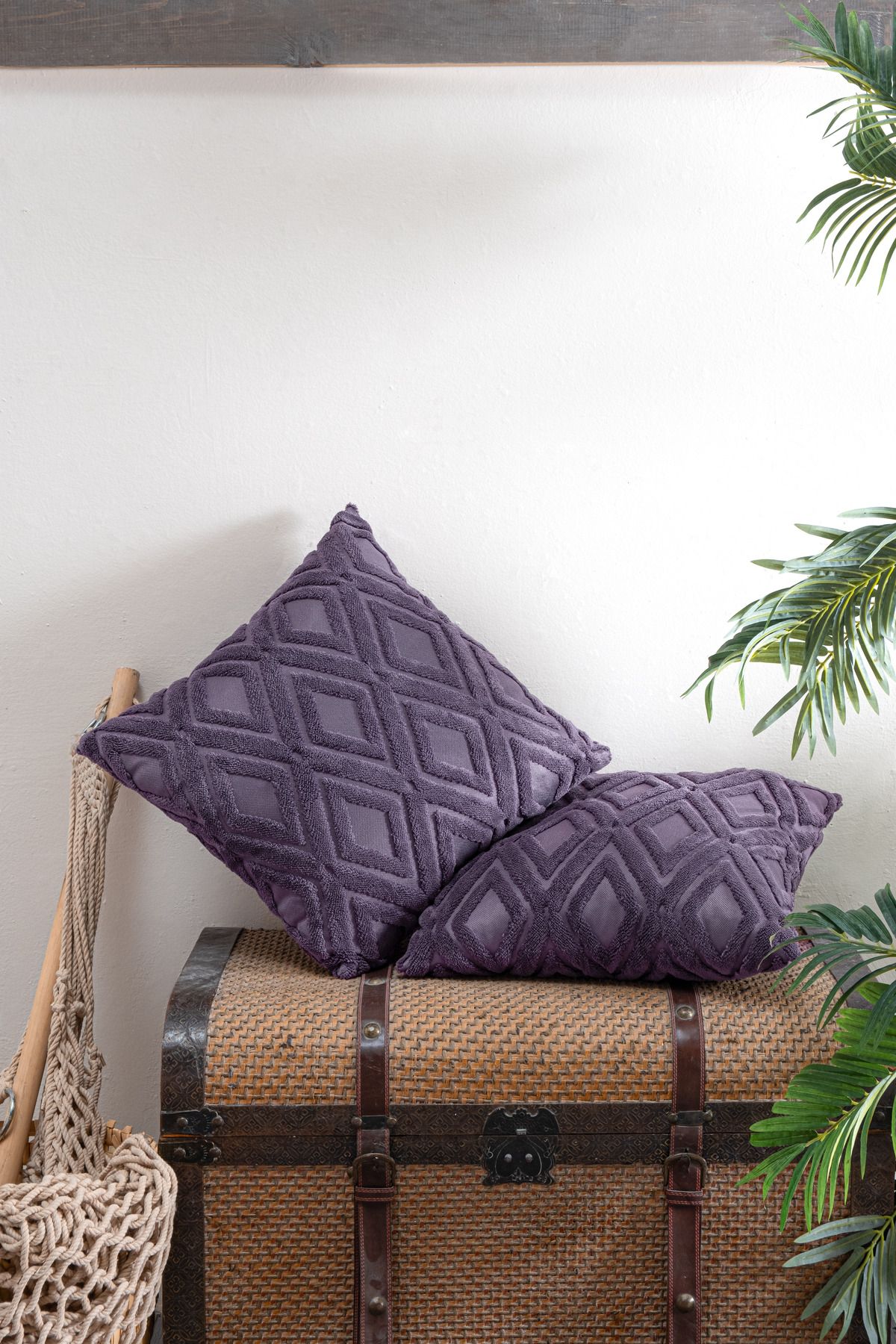 Vannes Home BOHEM PUNCH DESENLİ DEKORATİF KIRLENT KILIFI TEKLİ