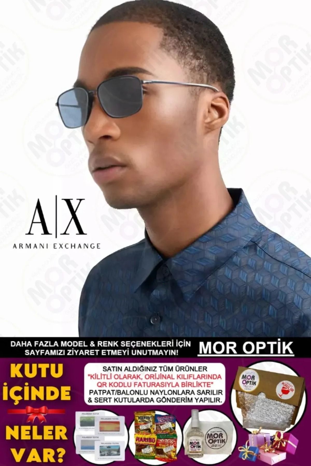 Armani Exchange AX2053S 6099/80 57-17 145 3N (57 SİZE) UNİSEX