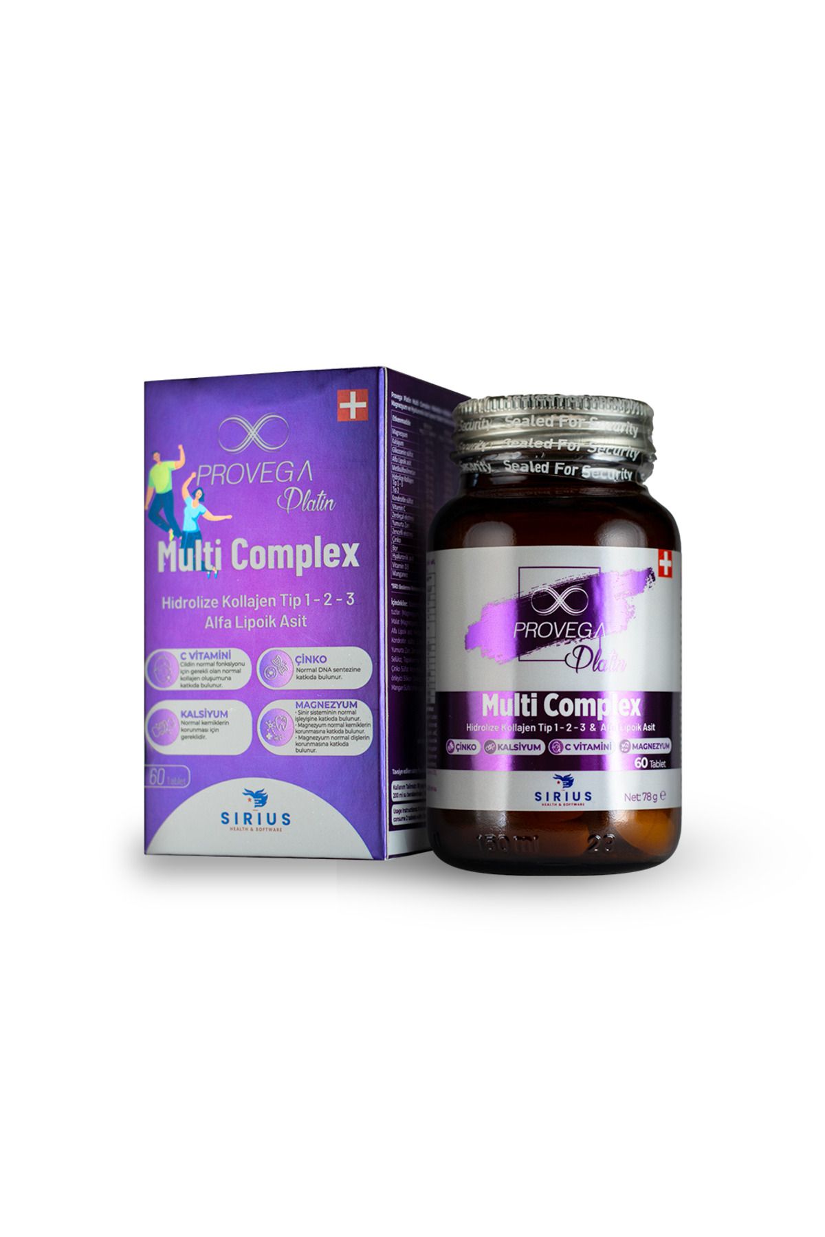 Provega-(Set of 2) Platinum Multi Complex Hydrolyzed Collagen & Msm Cream - Pain - Edema - Swelling 100 ml - Cream 4